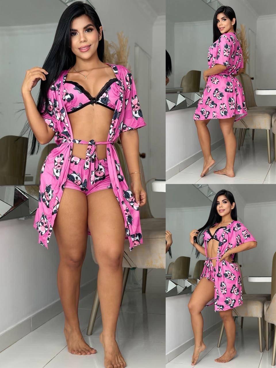 Detalle Levantadora Trío, estampado Vaquita